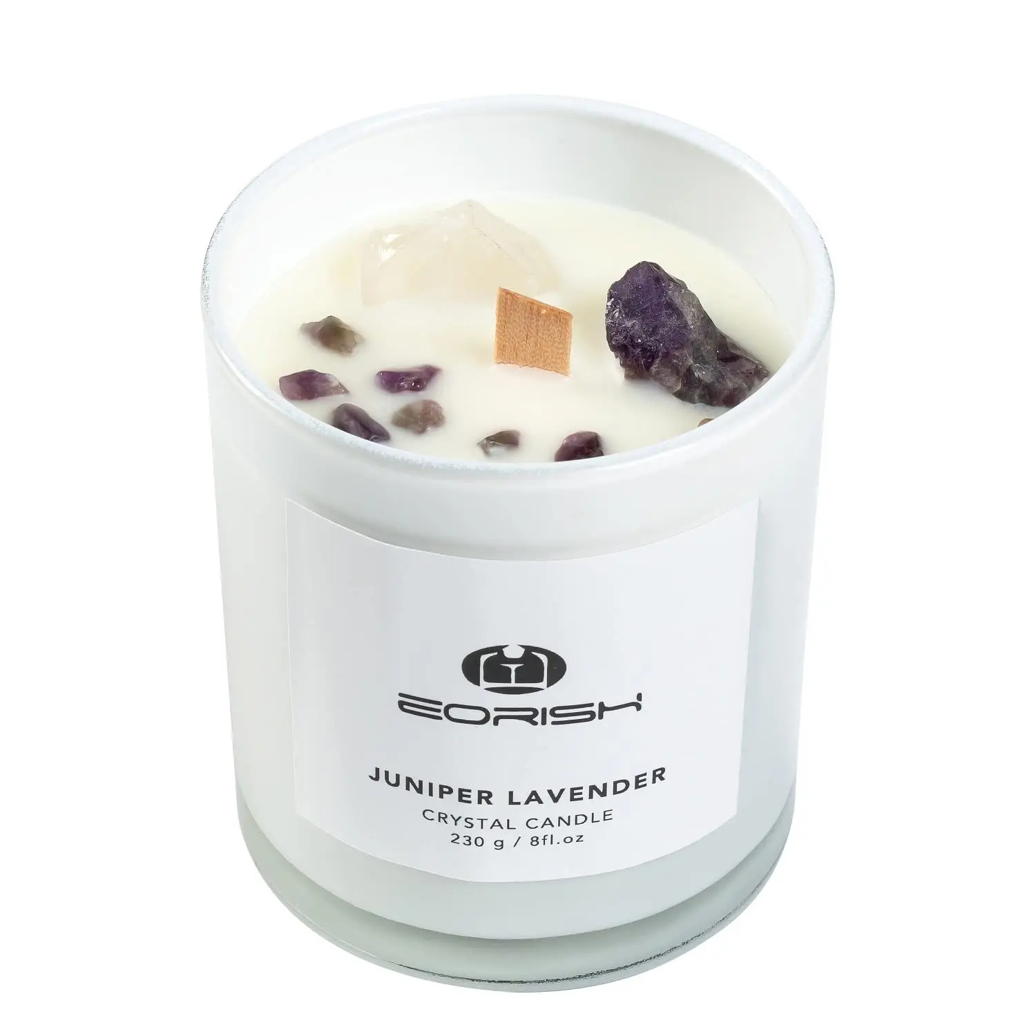 Candles with Crystals Inside, Crystal Candles for Women, Scented Candles for Mom Gifts, Relaxation Gifts for Women, House Warming Gift, Friend Gift