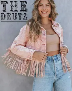 Pink Fringe Jacket
