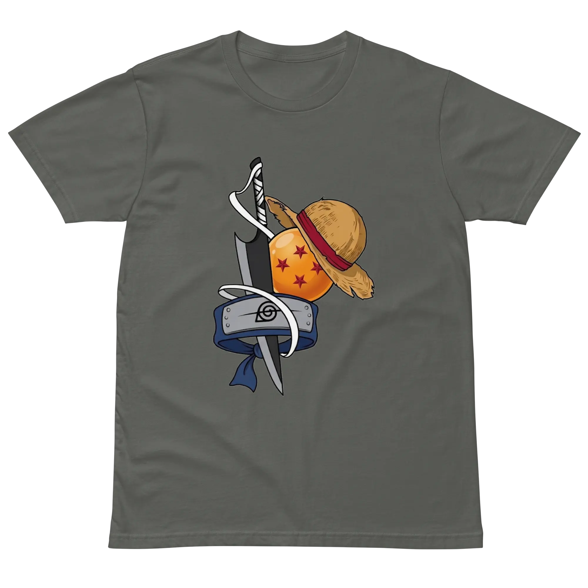 Anime Big 4 Crossover Graphic T-Shirt – Anime Fan Apparel