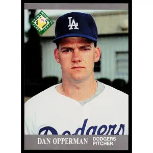 Dan Opperman 1991 Ultra #384 RC Los Angeles Dodgers
