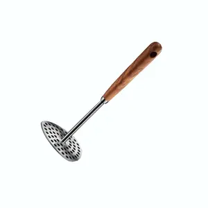 Stainless Steel Potato Puree Maker, Manual Mash Maker for Smooth Texture, Essential Kitchen Tool for Homemade Baby Food