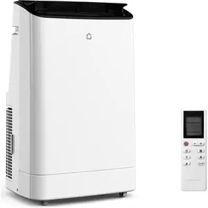 OP-15,000 BTU Portable Air Conditioner, 3-In-1 Remote Control AC with Cooling&Dehumidifier& Fan, 24 Hour Timer/Low Noise/Energy Efficient, Vertical Air Conditioner for Rooms Up to 850 Sq. Ft.