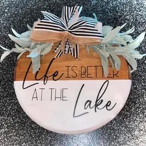 Lake Door Hanger - Decorative Hanging for Home Decor with Simple Design and Elegant Style