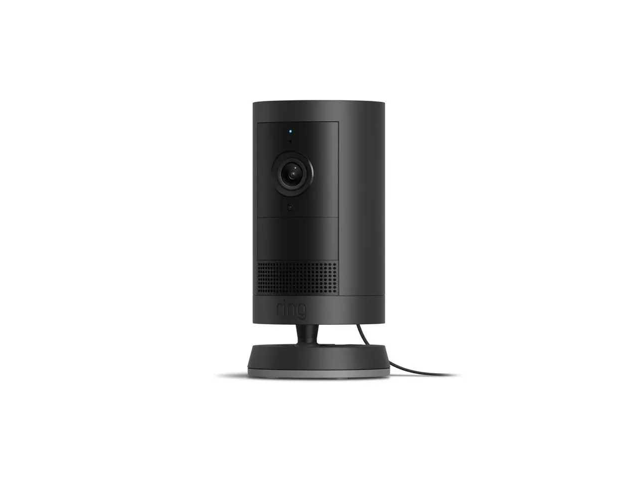 Ring Outdoor Cam Plus (Plug-In) - 2K Indoor/Outdoor Security Camera, Two-Way Talk, Security Siren, WiFi 6, Customizable Motion Zones, Black