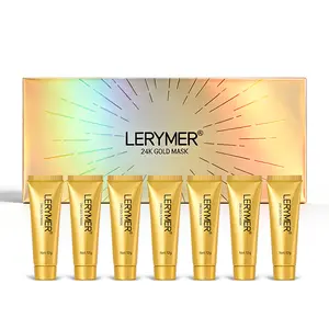 [Champion Glow Mega Sale!] LERYMER Retinol Snake Venom Gold Hydrating Mask 12g*7pcs Weekly Care With Niacinamide And Collagen For Radiant Skin | Refreshing Peel Off Treatment | Self Care Skincare | Moisturizing Skin Care