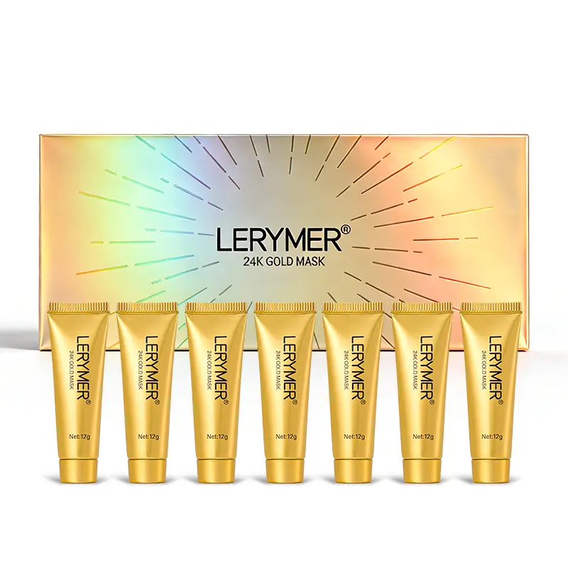 [LERYMER] Retinol Snake Venom Gold Hydrating Mask 12g*7pcs Weekly Care With Niacinamide And Collagen For Radiant Skin | Refreshing Peel Off Treatment | Self Care Skincare | Moisturizing Skin Care