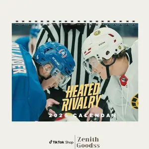 Heated Rivalry Wall Calendar 2026, Hollander And Kozanov Wall Calendar 2026, MM Romance Merch, Gay Hockey Book Series Merch