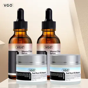 VGO Snail Mucin 92% Moisturizer Daily Face Moisturizer Hydrating Repair Face Gel Cream  All Skin Types 50g / 1.76oz Hydrating,Whipped,Moisturizing,Cream Skincare Set