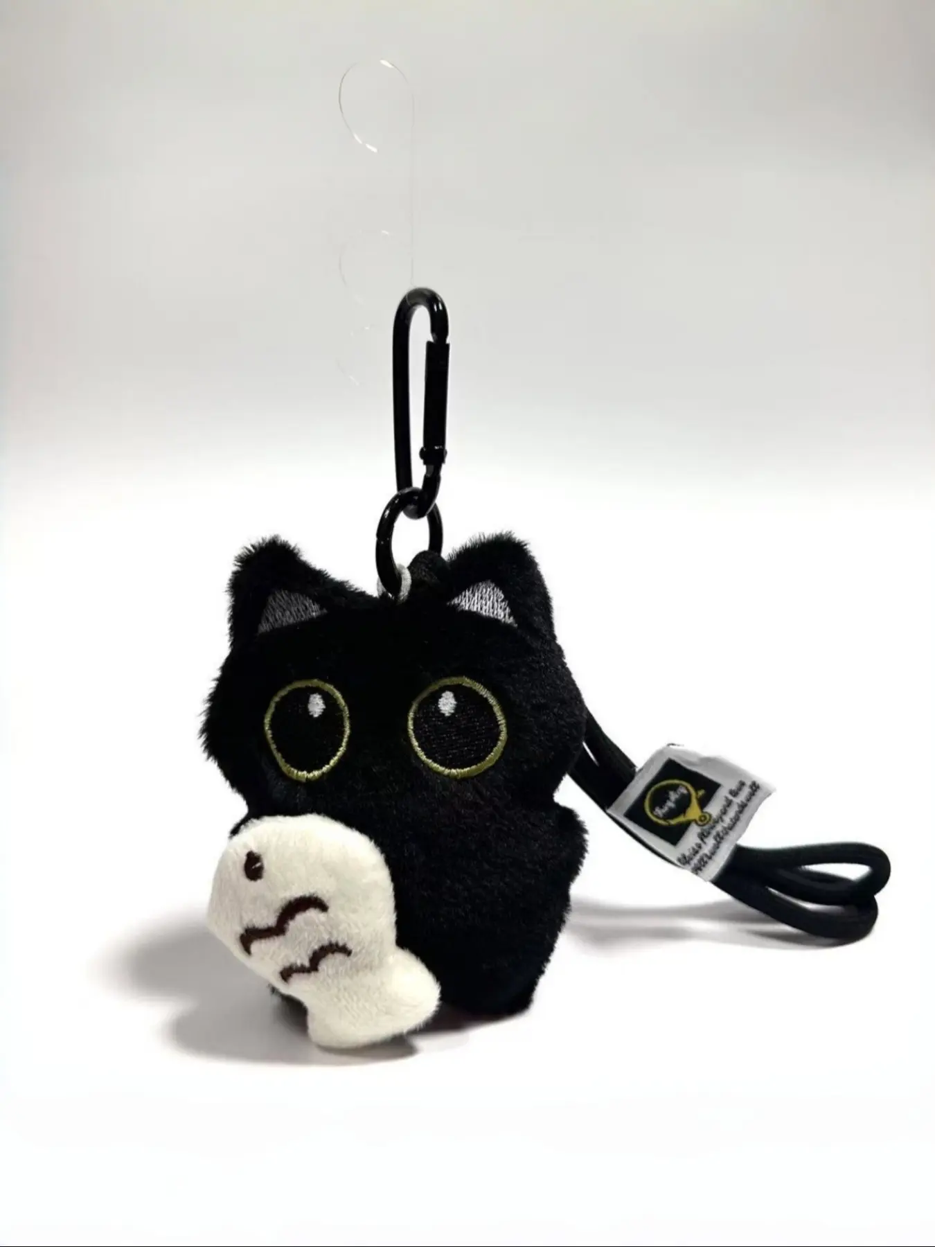 Cat Series Bag Charm Keychain Pendant, Casual Style Accessory, Compatible with Airline Tag Wallet, Perfect Gift for Bags and Backpacks, Animal Bag Charm