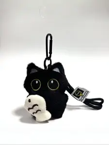 Cat Series Bag Charm Keychain Pendant, Casual Style Accessory, Compatible with Airline Tag Wallet, Perfect Gift for Bags and Backpacks