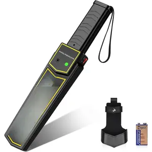 ANSENES Handheld Metal Detecto Wand,Secuity Wand,Potable Adjustable Sound & Vibation Alets, Detect  Metal Poducts (Include Battey)