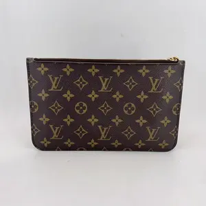 Pre-owned Louis Vuitton canvas Crossbody Bags Monogram Neverfull Pochette Pouch