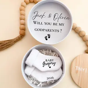 Godparents proposal Box - Keepsake Surprise for Godma Godfather