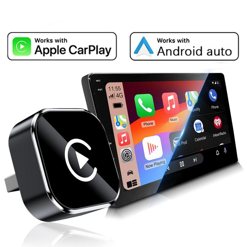 Mini Wireless Apple CarPlay Adapter, for both Apple and Android,converts wired to wireless, suitable for factory wired CarPlay cars from 2016+