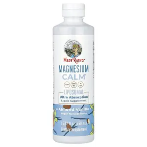 MaryRuth's Magnesium Calm Liposomal, Almond Vanilla, 15.22 fl oz (450 ml)