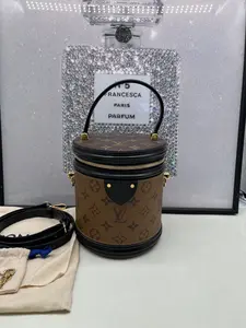 Pre-owned Louis Vuitton Monogram Cannes Bucket Bag – Chip Version – With Dust Bag & Shoulder Strap & Key & Lock