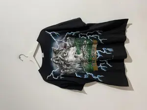 VINTAGE USA THUNDER WOLF TEE SIZE XL