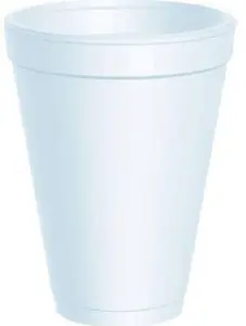 Dart 12J12 12 oz. White Styrofoam Cup - 25 Count- Pack Of 40