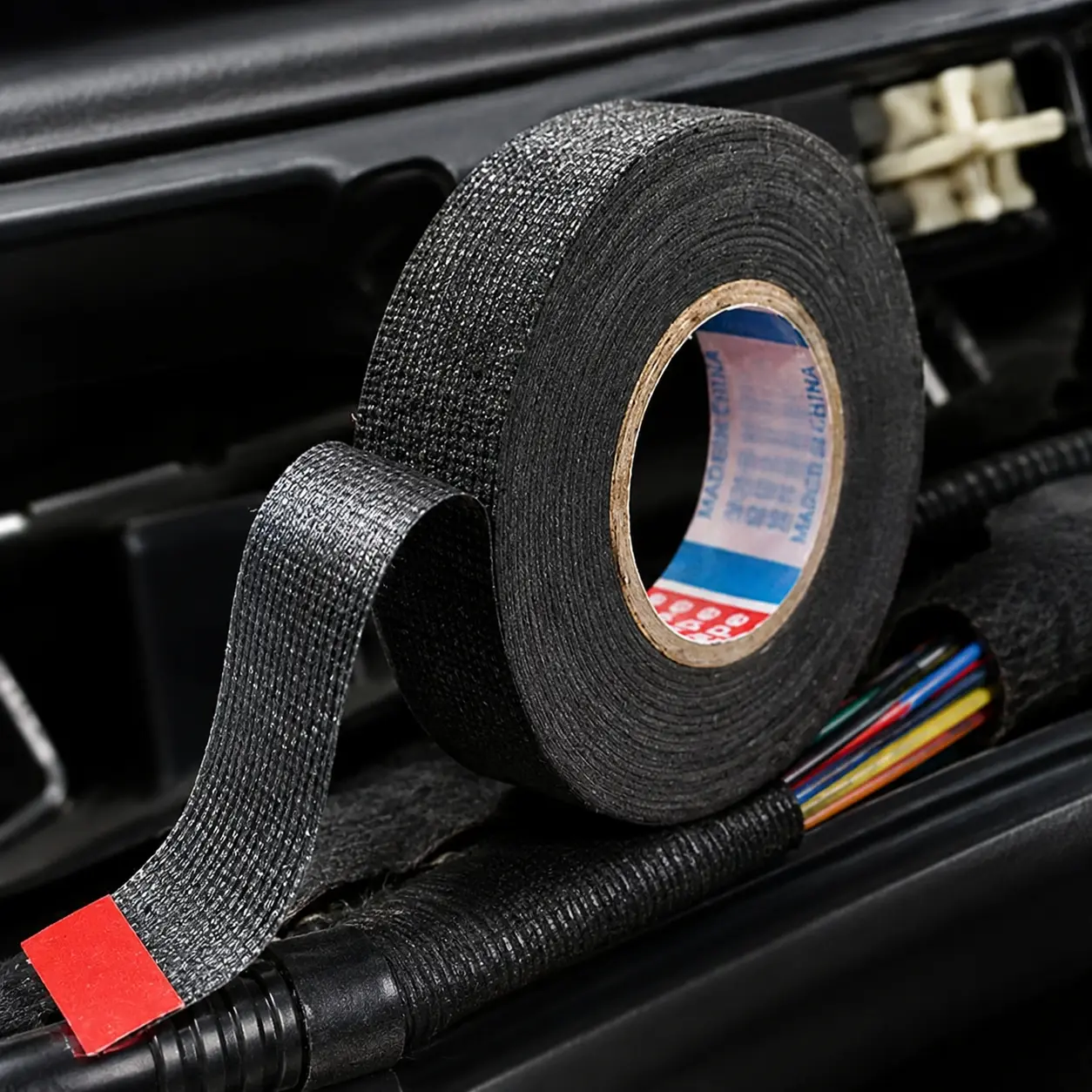 Heat-Resistant Insulation Tape, Flame-Retardant Waterproof Film, Anti-Mold Treatment, Tear-Proof High Adhesion Binding Tape, Rust-Protective Design