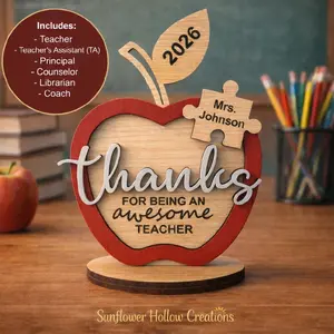 Teacher Appreciation Sign