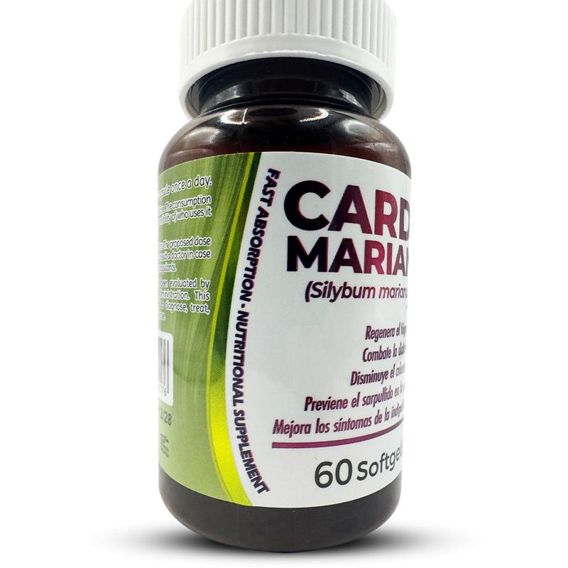 Frutos de la Naturaleza - Milk Thisle - Cardo Mariano 60 SoftGels