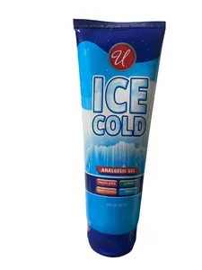U Ice Cold Analgesic Gel 8 oz for Muscle Pain, Arthritis, Strains Relief