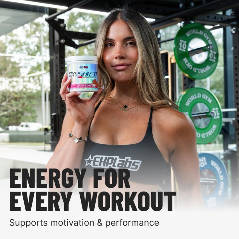 EHPlabs OxyShred Ultra Concentration Pre Workout Powder - 150mg Caffeine, sugar free, Vegan-Friendly, Gluten-Free, Men and Women Health Fitness Supplements, Clean Natural Energy, Edible product for optimum performance Dietary | New Year New Me |