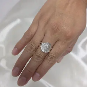 Anillo de San Benito de Plata 925