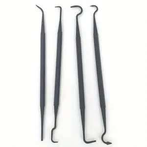 Multi purpose car detail cleaning tool, double headed nylon hook set, pipe cleaning hook set