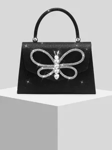 New Sparkling Rhinestone Bow Elegant Evening Bag, Bride Wedding Clutch, Versatile Handbag, Shoulder Chain Purse, Perfect Gift for Women, Shiny Stylish Bag