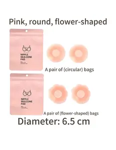 Pink Silicone Nipple Covers - 2 Pairs Included
