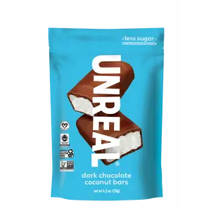 Dark Chocolate Coconut Bars - 6 everyday bags (8 bars per bag)