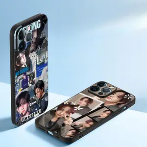 Heeseung Enhypen cool man poster Phone Case For iPhone 17 16 e 15 14 13 12 Plus Mini Pro Max Air Soft black Shockproof Cover