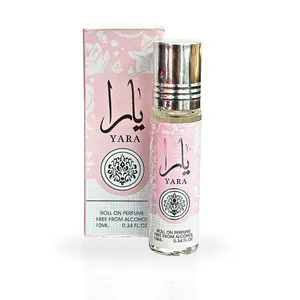 YARA Roll-On Perfume Oil CPO - 10ML (0.34 OZ) By Ard Al Zaafaran | Gourmand accord, Vanilla, Musk, Heliotrope, Orchid, Tangerine.