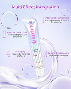 RTETETOK Purple Color Changing Primer - Makeup Base hydrating primer primer foroilyskin