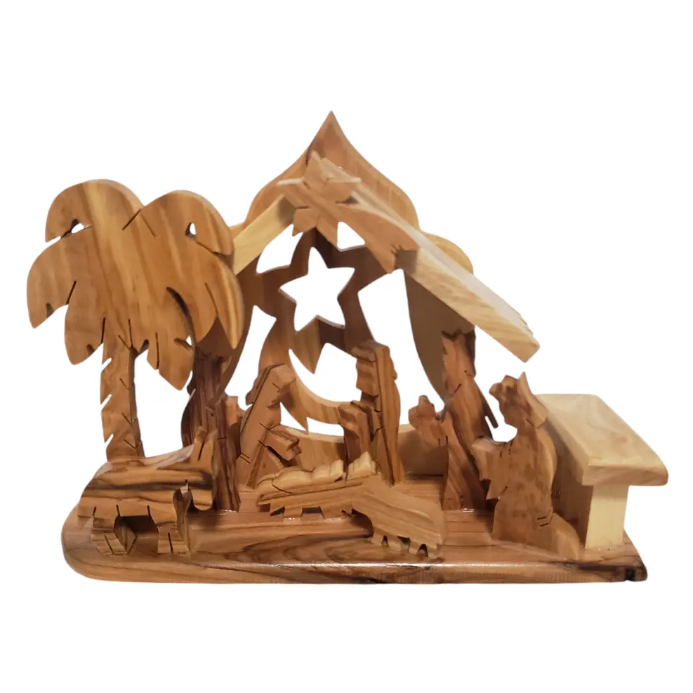 Olive Wood Nativity Scene from the Holy Land