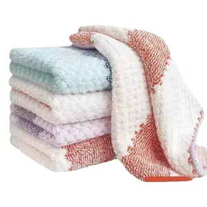 30pcs Thickened Microfiber Cleaning Cloths, Kitchen Special Use, Reusable Dish Towels, Super Absorbent, Quick Dry, 9.8"x9.8", Home Use, Microfiber Cleaning Rags