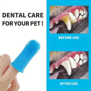 Super Soft Silicone Toothbrush Set for Pets, 12-Pack Dog Dental Care, 360° Cleaning for Pet Teeth, Oral Hygiene for Dogs