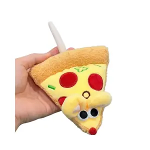 6‑Styles Colorful Pizza Stuffed Toy Collection, Sound‑Free Food Plushies