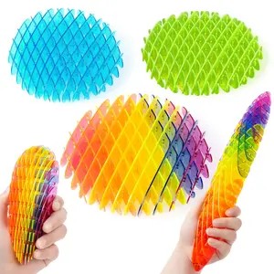 1/2pcs Flexible 3D driven elastic toy, suitable for office leisure and stress relief, suitable for children, teenagers, and adults. Quiet elastic Fidget toy, perfect for school work gifts, Decompression Squeeze