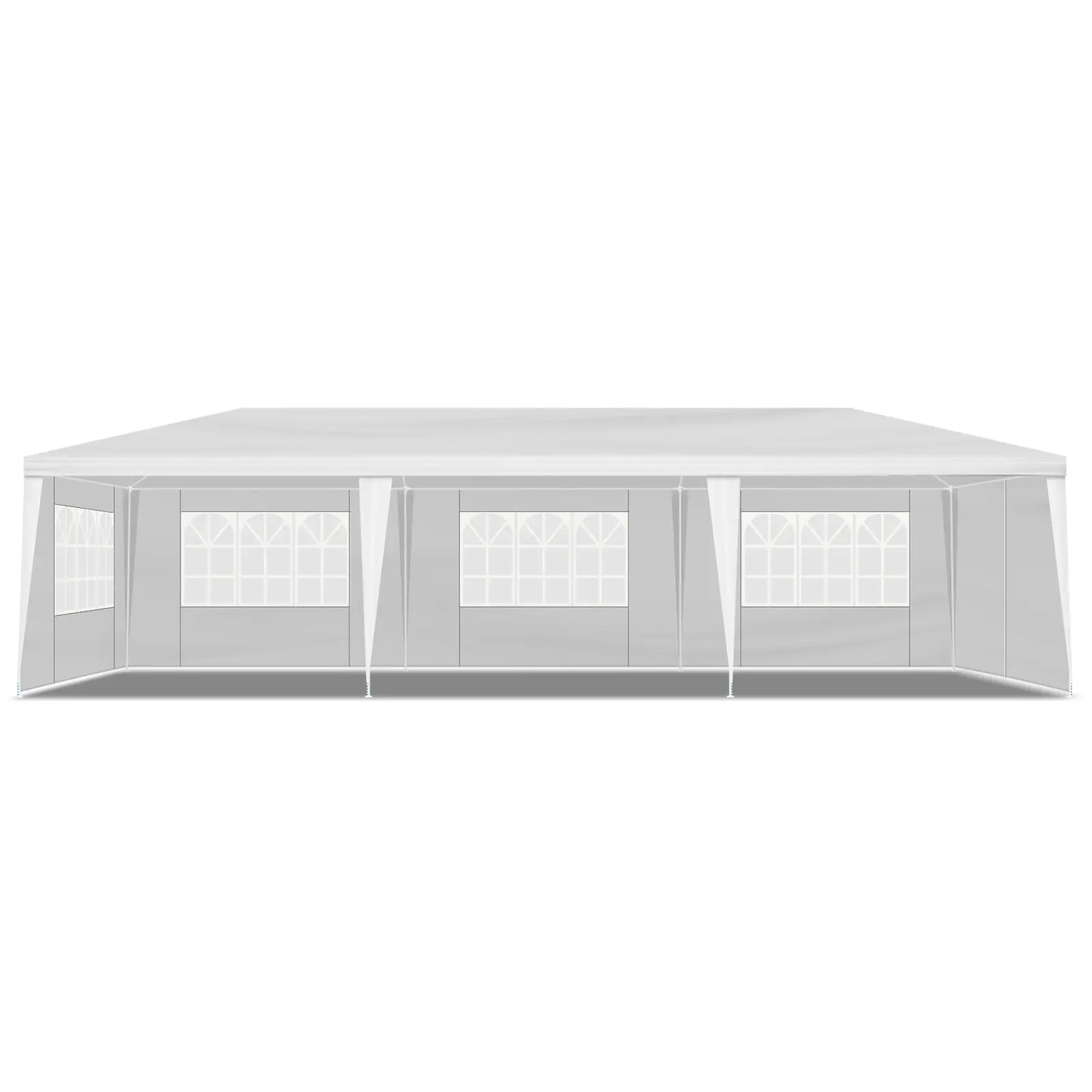 3x9m (30FT) Heavy Duty Party Tent with 5 Removable Sidewalls, Waterproof Outdoor Canopy Pergola with Spiral Pipe Connection for Commercial Events