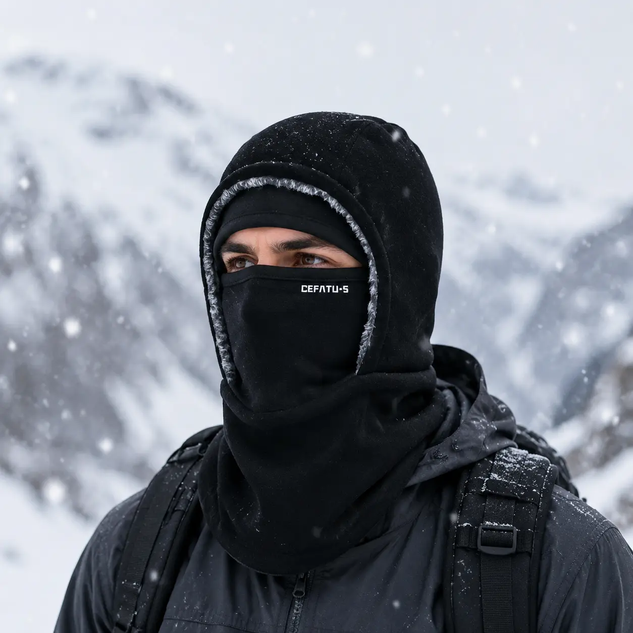 【Black Friday】Winter Fleece Face Mask - Windproof Thermal Ski Balaclava, Full Head & Neck Cover for Cold Weather, Snowboarding, Hiking & Tactical Use