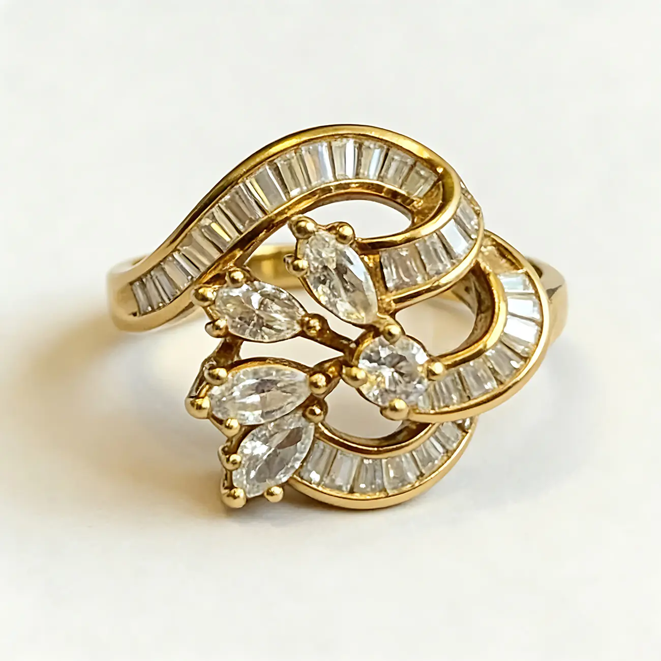 Vintage-inspired, subtly luxurious filigree rings, vintage cocktail rings, suitable for everyday wear or as a special occasion adornment; women's jewelry., Vintage Rings, Gold-Tone Statement Rings