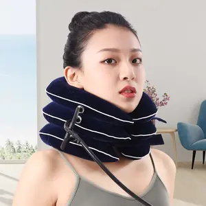 Neck Stretcher, Neck Traction Device, Cervical Traction Device for Neck Pain Relief, Neck Brace Adjustable Inflatable Neck Stretcher, Neck Decompression Devices Healthcare Tool Support Ankle Band Set Hip and Leg Training