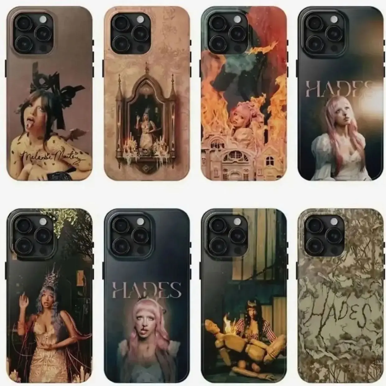 Hades Album Phone Case, Hip Hop Inspired Collage Art Case Cover for iPhone 17, X, 11, 12, 13, 14, 15, 16 Series & Galaxy Series