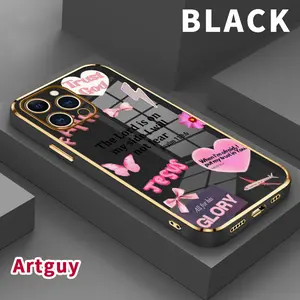 Case for iPhone 16 Pro Max 15 Plus 14 13 12 11 XS XR mini Faith Over Fear Psalm Christian Aesthetic Drop Protection Shockproof Soft Silicone smartphone Cover