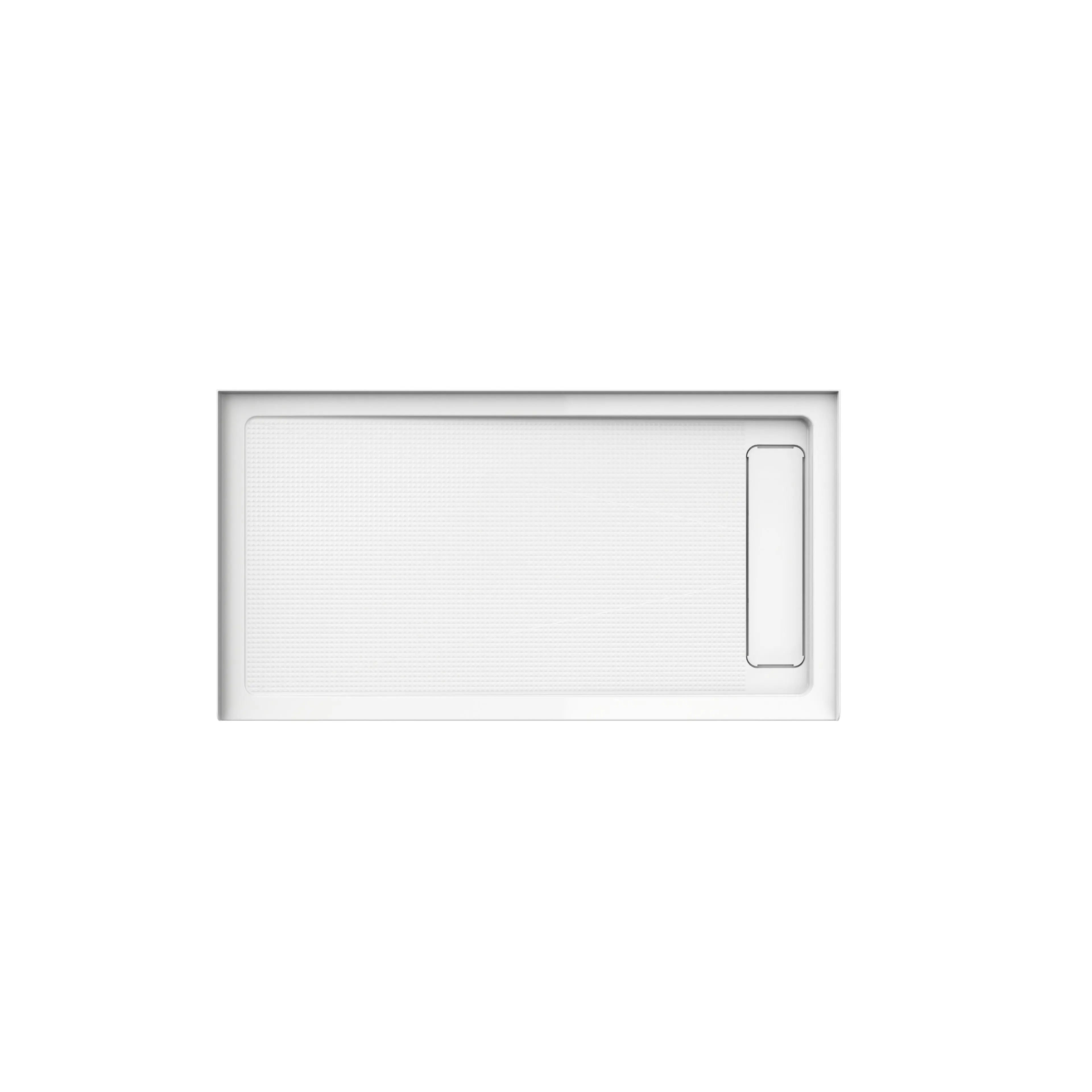 48*32 inch rectangular ABS baffle, right side