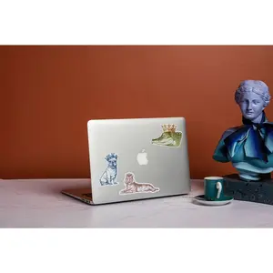 King Gator Decal - 4.5" x 2.94" Weatherproof Vinyl Sticker with Permanent Adhesive & Protective Laminate for Laptops & More