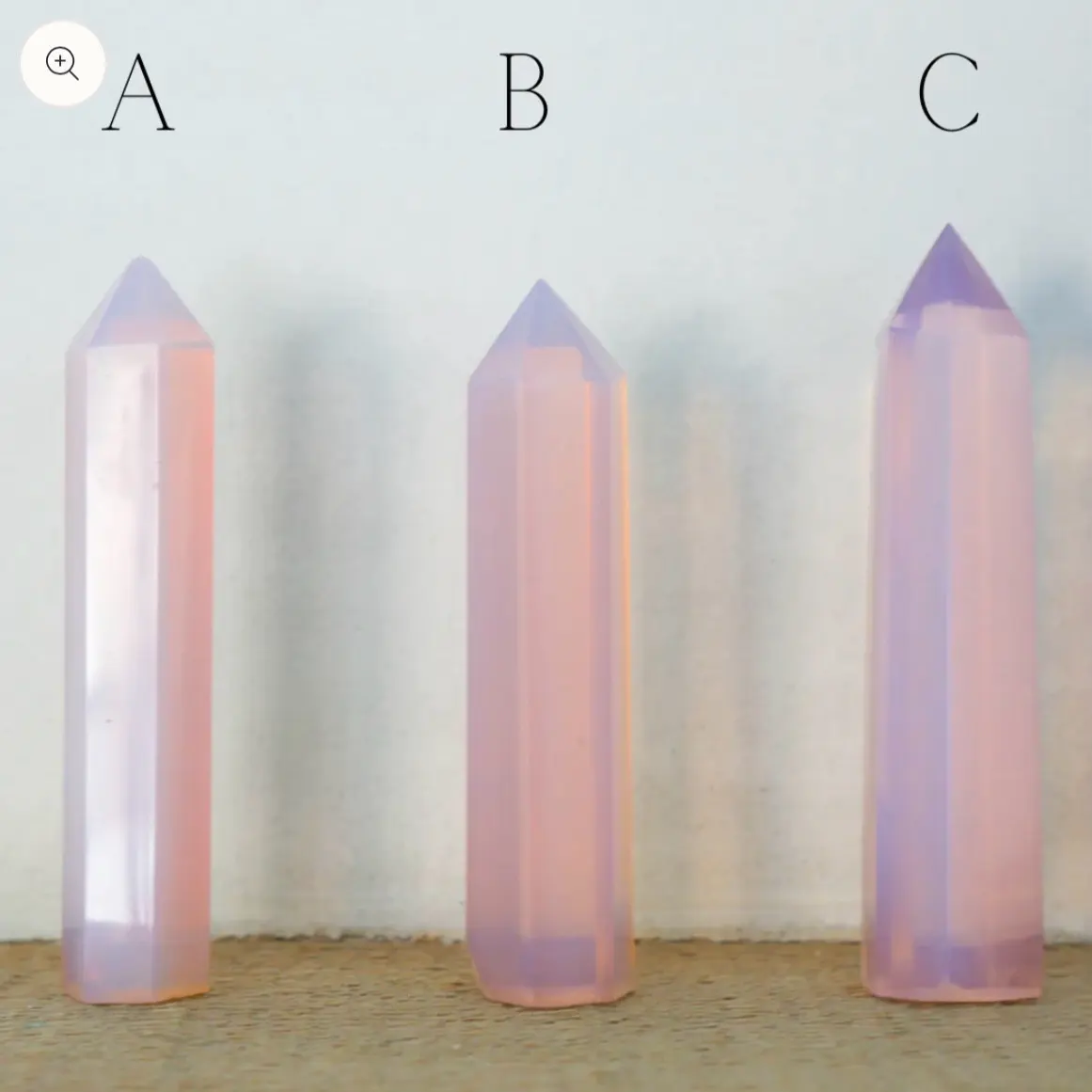 Pink Opalite Crystal Towers Pink Opalite Crystal Towers