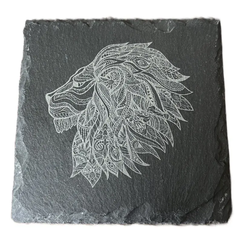 Personalized engraved Slate stone Coasters
